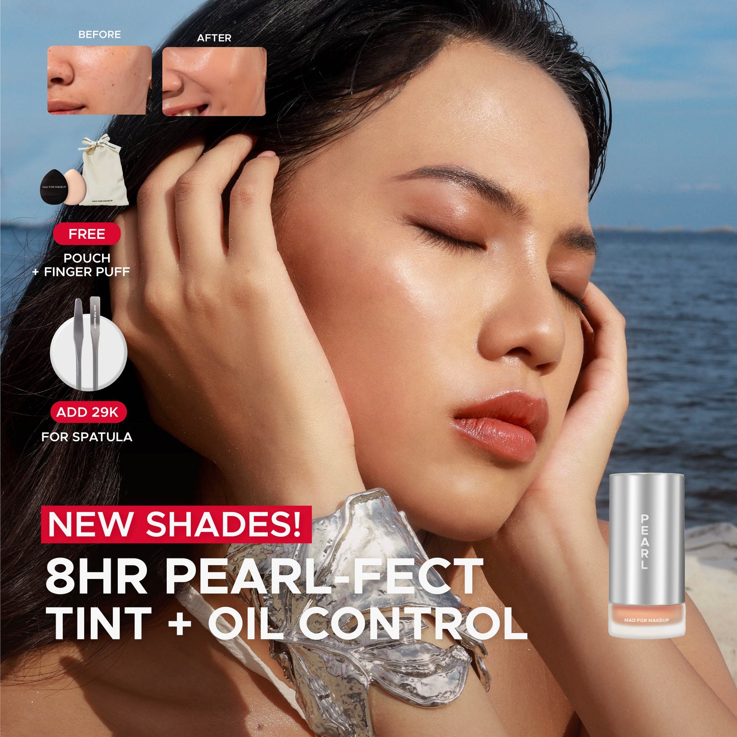 Full Size 23ml + BRUSH - Pearl-Fect Cover Skintint