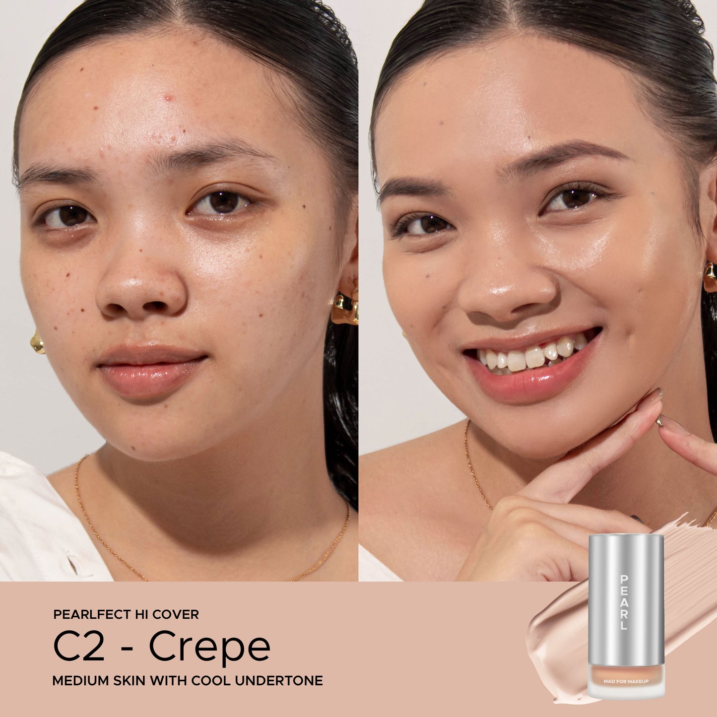 Mad For Makeup 8Hr Oil Control Pearl-Fect Cover Skintint : The Pearl-fect Tumbler Set Limited Bundle