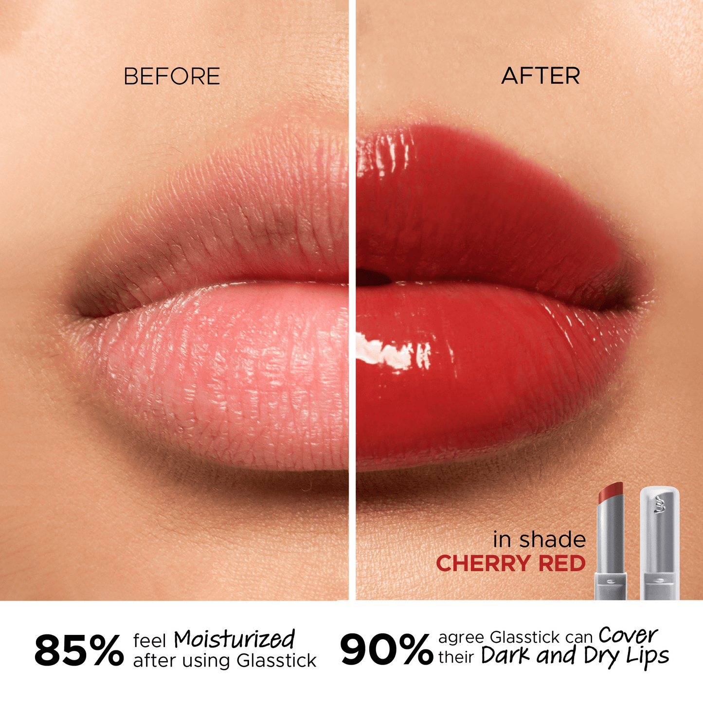 Ink Like Air Glasstick - 6hr Soft Stain + Made for Dark & Dry Lips