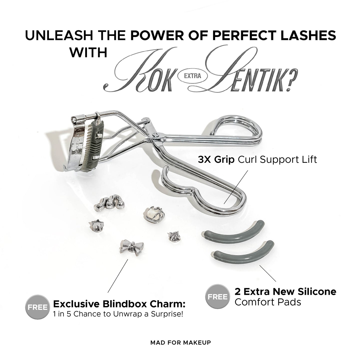 Kok Extra Lentik - Patented Eyelash Curler + Free Blind Box