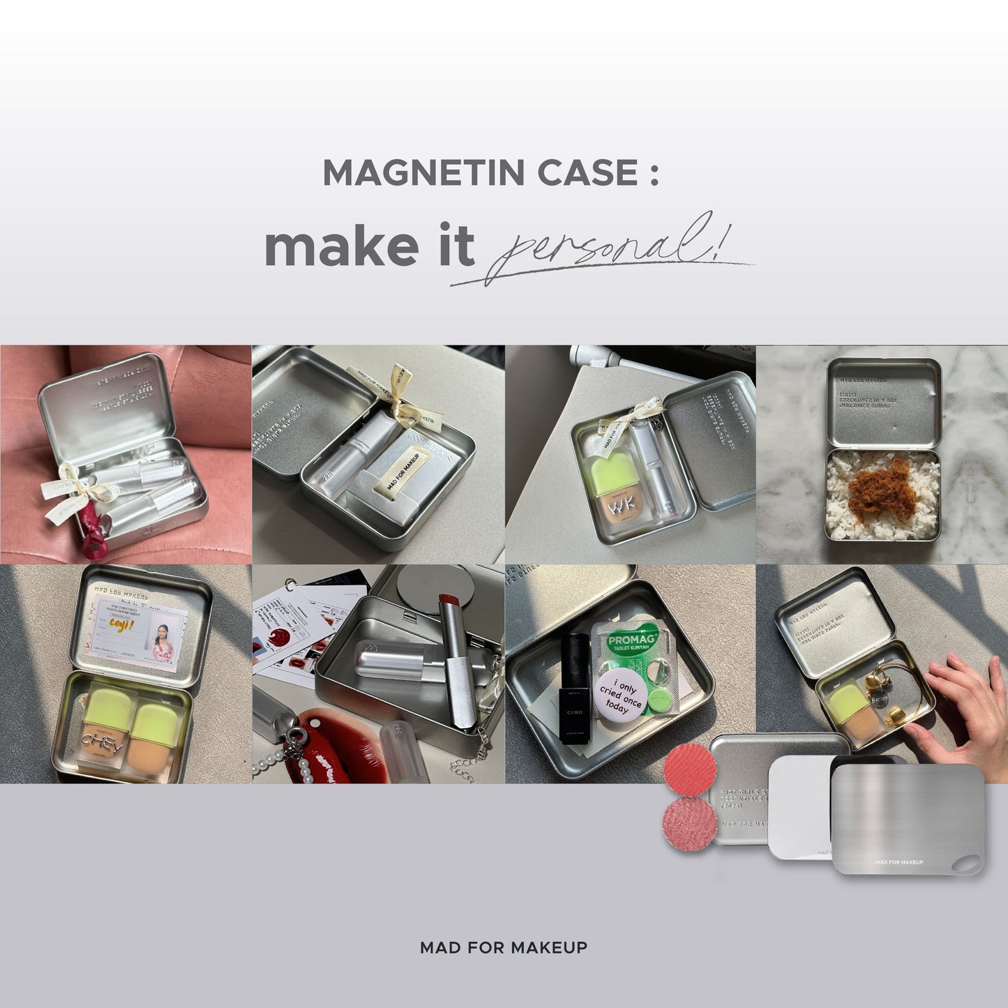 Mad For Makeup Special MagneTin-Case (Mirror & Plate Only)