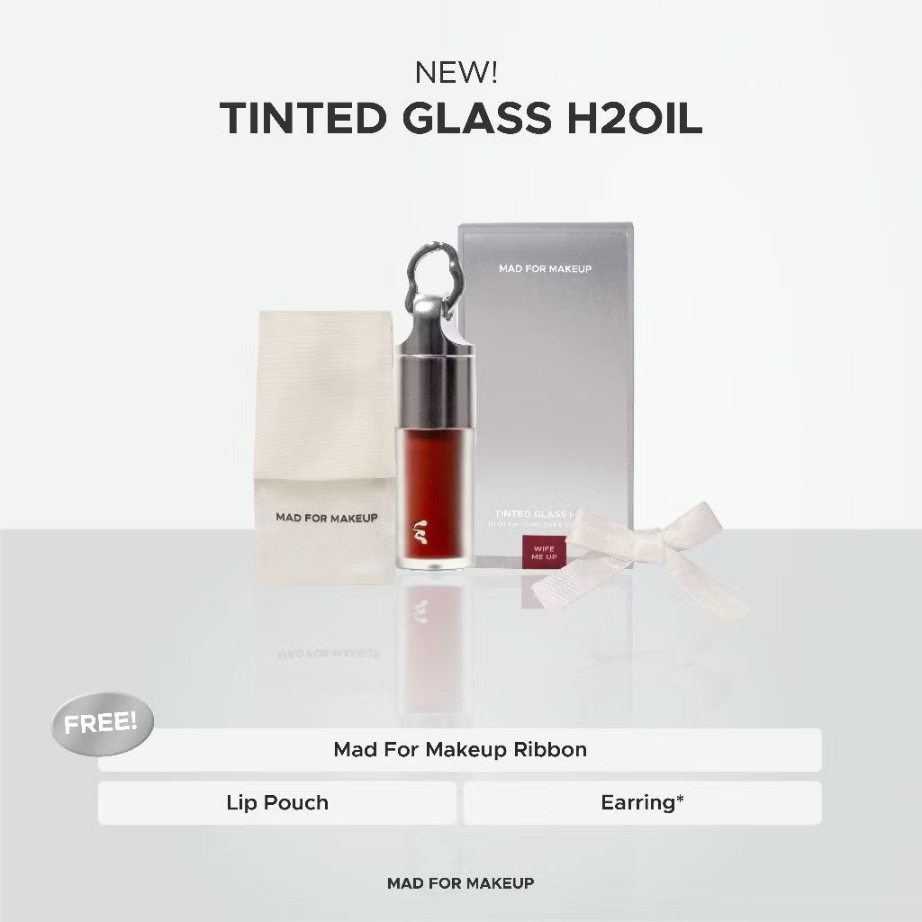 Holiday Set:  Tinted Glass H2Oil - 1st Lip Oil Glossy Cover Dark & Chapped Lips