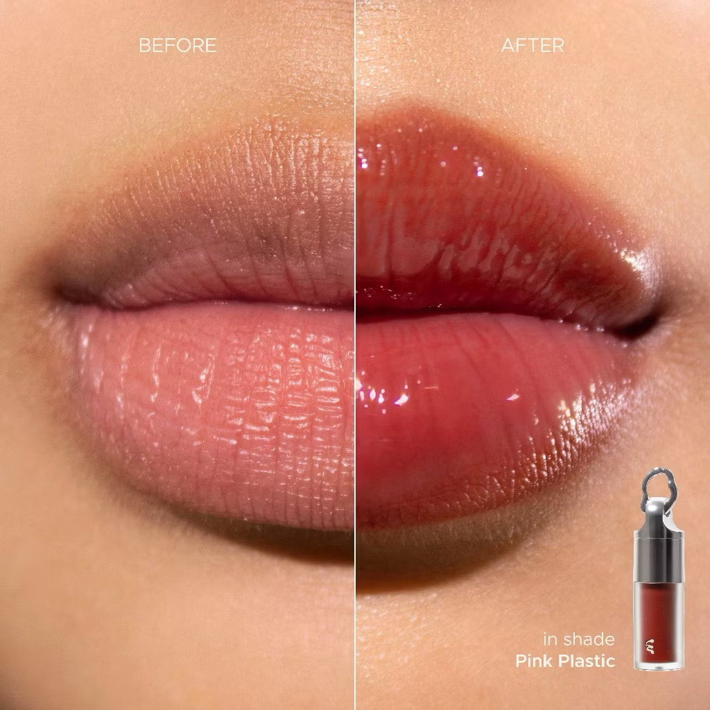Holiday Set:  Tinted Glass H2Oil - 1st Lip Oil Glossy Cover Dark & Chapped Lips