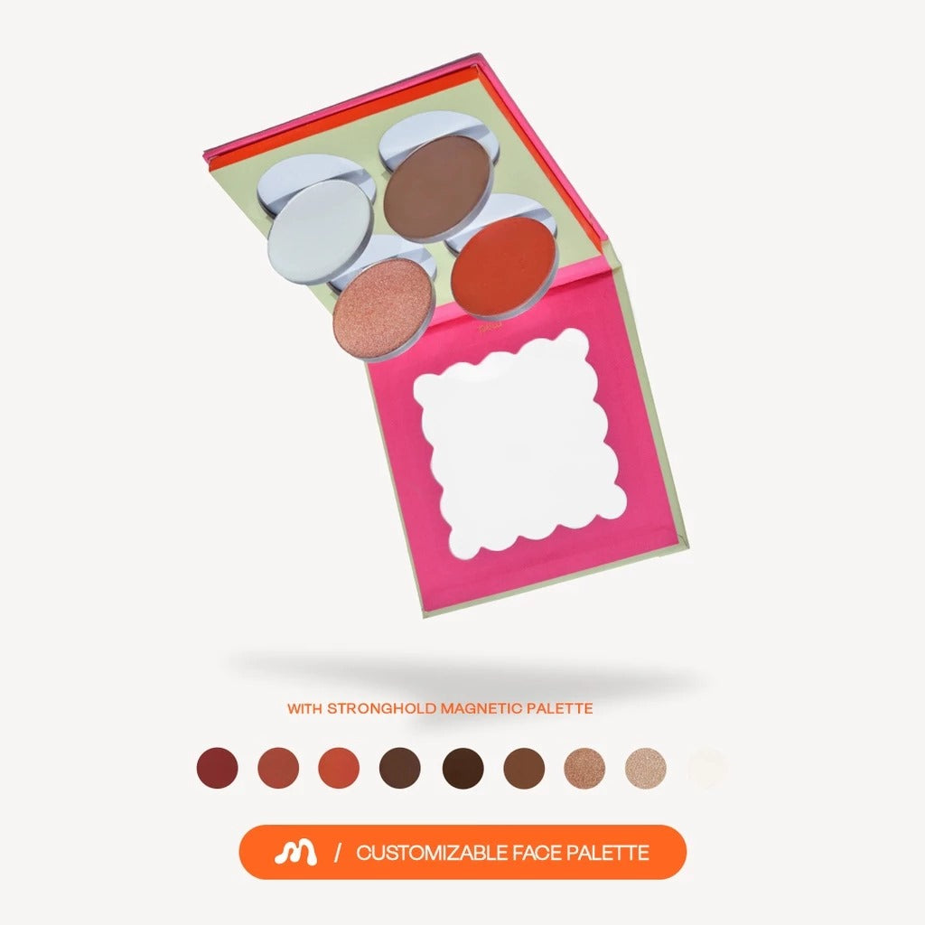 Individual Blush, Contour, Highlights, Powder - Customizable Face Palette