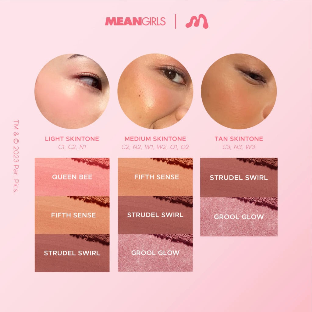 Mad For Makeup x Mean Girls Individual 2IN1 Powder to Butter Blush