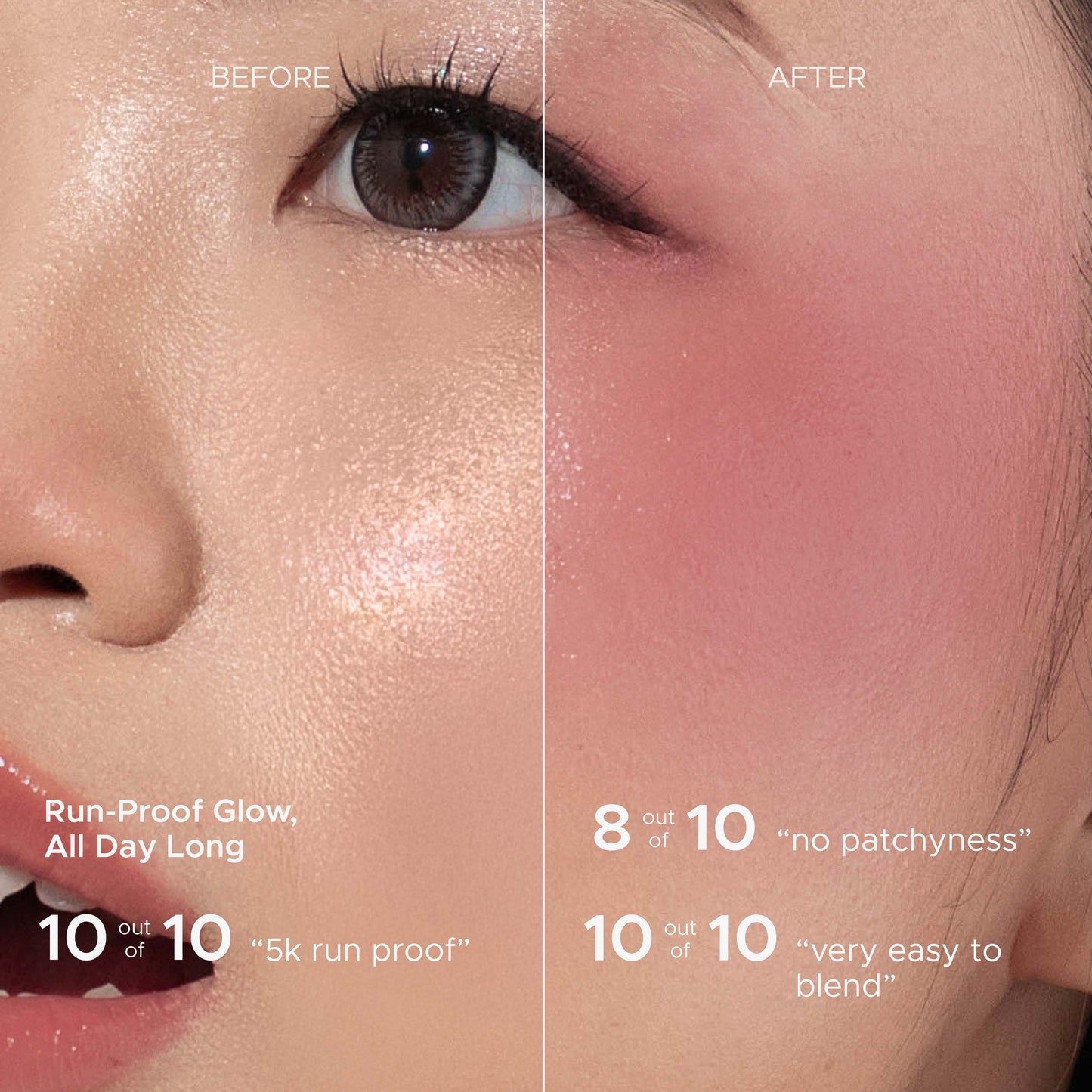 FULL SIZE Long Lastint Glass Blush - Run Proof Liquid Blush