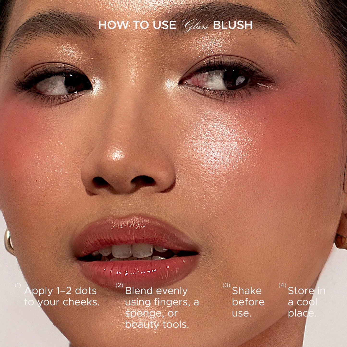 FULL SIZE Long Lastint Glass Blush - Run Proof Liquid Blush