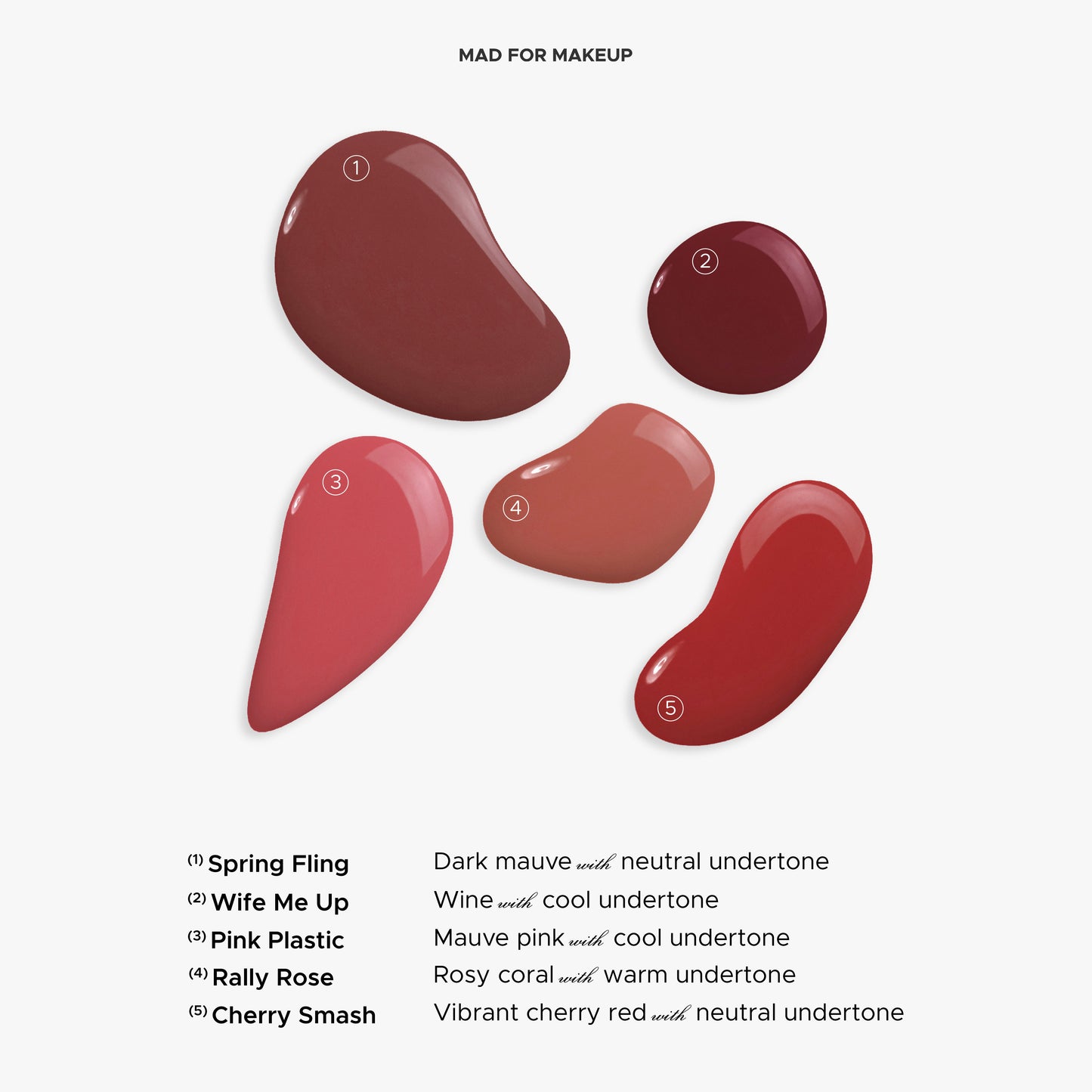 Mad For Makeup Tinted Glass H2Oil : Max The Set (Special Edition Blindbox) - 1st Lip Oil Glossy for Dark and Chapped Lips