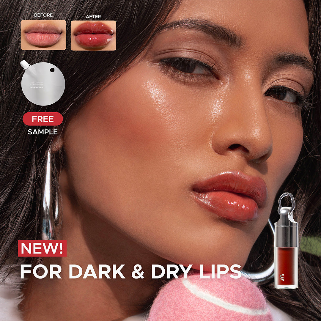 Mad For Makeup Tinted Glass H2Oil - 1st Lip Oil Glossy Cover Dark & Chapped Lips
