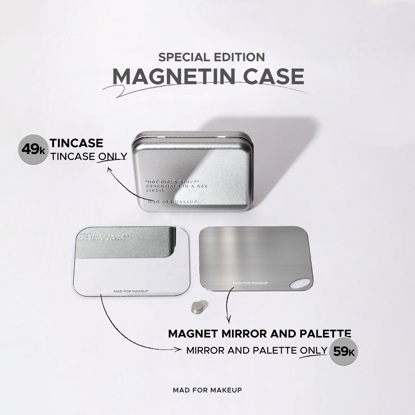 Mad For Makeup Special MagneTin-Case (Mirror & Plate Only)